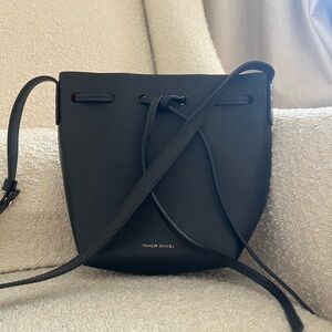 Mansur Gavriel Mini Mini Bucket | RED interior